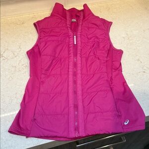 Asics Magenta Sleeveless Vest